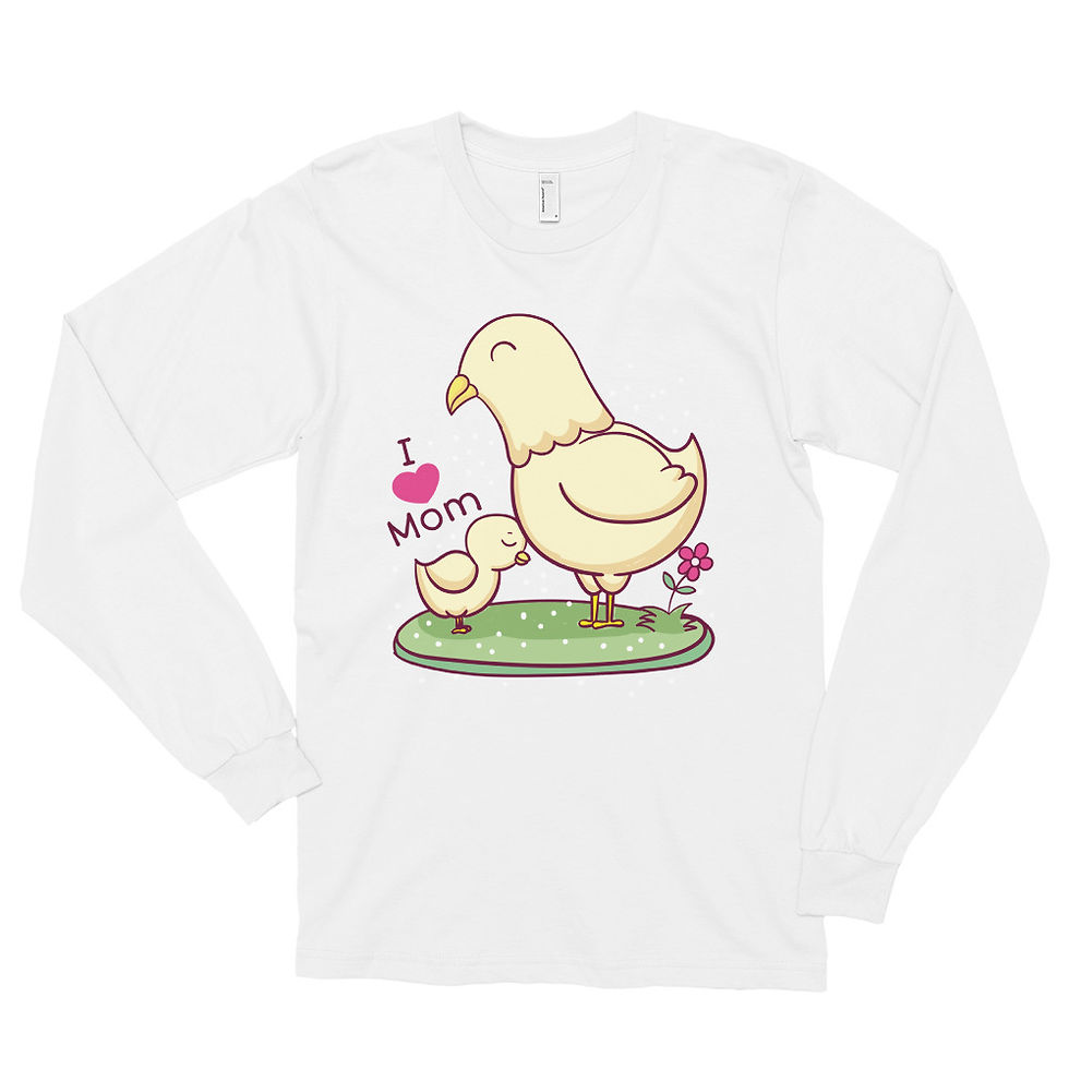 I Love My Mom - Long sleeve t-shirt