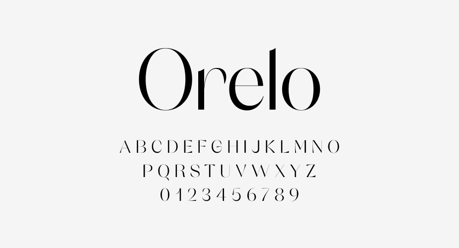 Logo Schrift Orelo