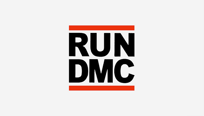 Band Logo von Run DMC 