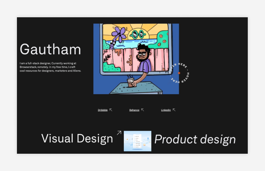 UX Portfolio von Gautham Mukesh