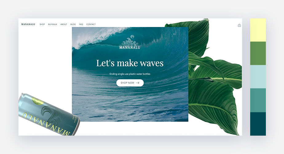 Website Farben von Manalulus