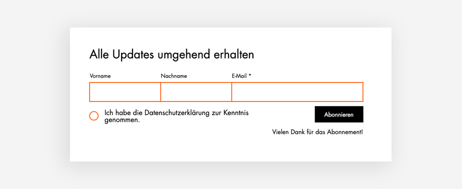 Landing Page erstellen: Kontaktformular als Teil der Landingpage