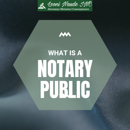 The Role of a Notary Public in South Africa