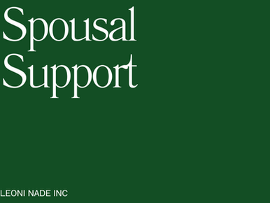 Determining Spousal Support in South Africa: A Comprehensive Guide