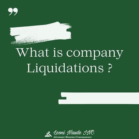 Understanding Company Liquidations: A Guide Based on South African Law