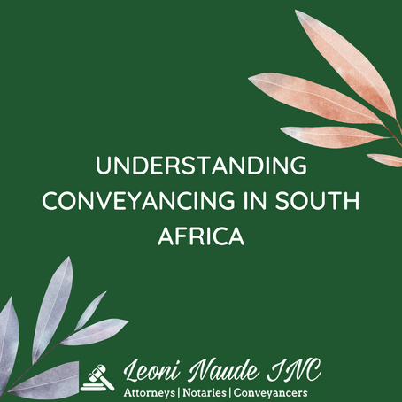 Conveyancing in South African Law: A Comprehensive Guide