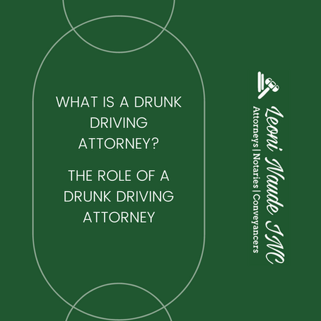 Understanding the Role of a Drunk Driving Attorney in South Africa