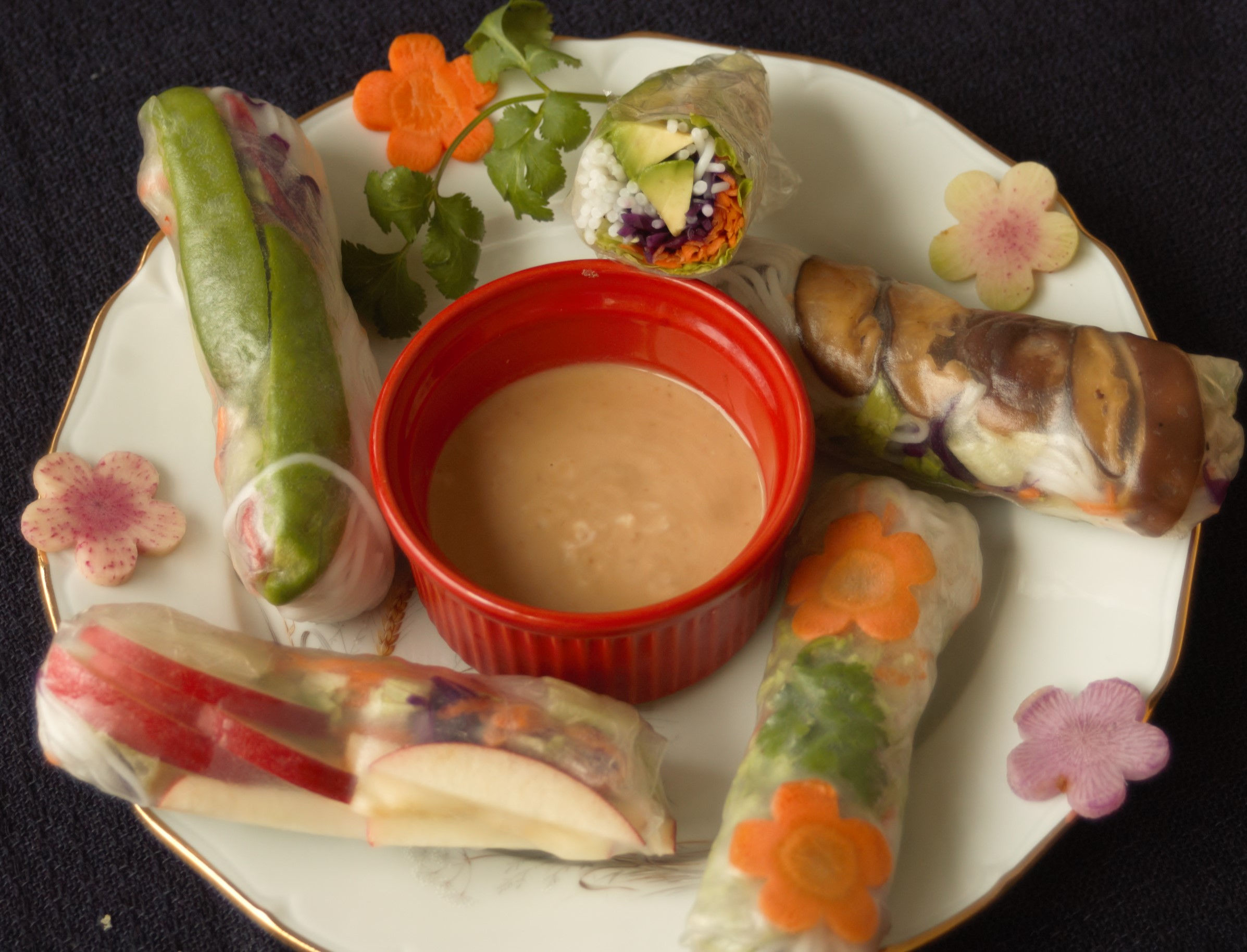 Rouleaux de printemps végétariens