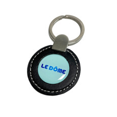 Porte-clés cuir époxy