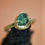 Thumbnail: Gouden ring Jasmin met Aquamarijn