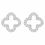 Thumbnail: Open Clover Earrings