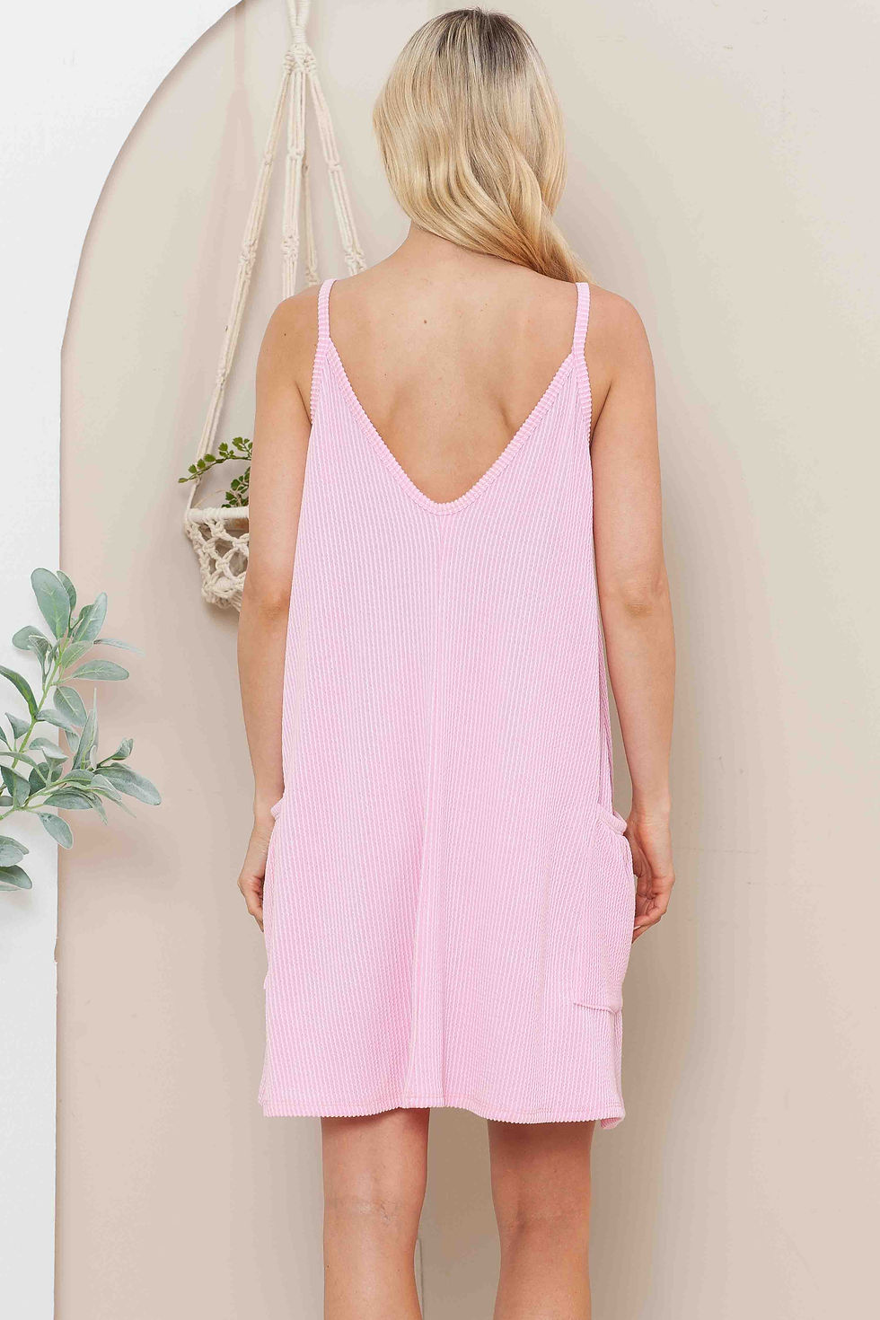 Thumbnail: CAMI MINI DRESS WITH SIDE POCKETS