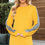 Thumbnail: TUNIC TOP WITH LEOPARD CONTRAST SLEEVES