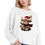 Thumbnail: Oversized Crew Neck Top with COW Print