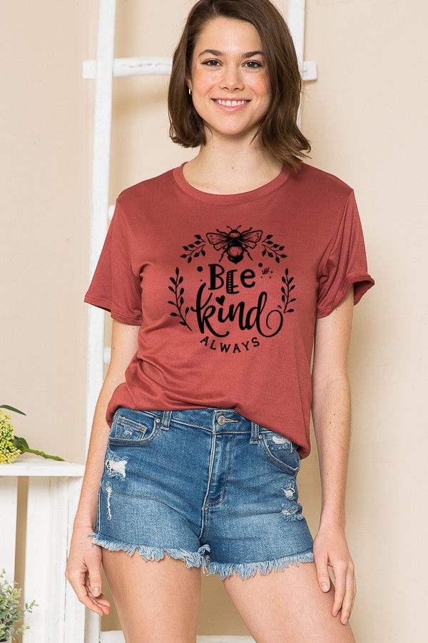 Thumbnail: SUPER SOFT BASIC TOP BE KIND ALWAYS PRINT