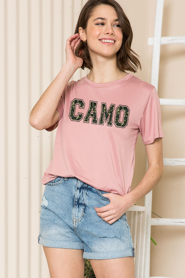 Thumbnail: SUPER SOFT TOP WITH CAMO PRINT