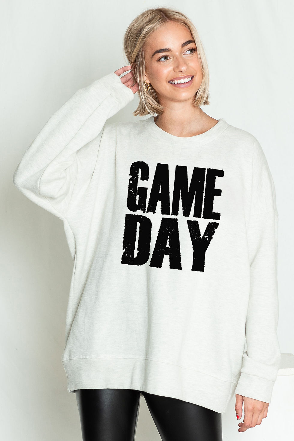 Thumbnail: SWEATSHIRT WITH GAMEDAY PRINT