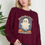 Thumbnail: Oversized Crew Neck Top with HALLOWEEN THEME PRINT