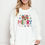 Thumbnail: SWEATSHIRT WITH THREAD MERRY PRINT