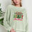 Thumbnail: Oversized Crew Neck Top with Merry X-mas Print