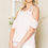 Thumbnail: SOLID COLD SHOULDER WITH STRAPS TUNIC TOP