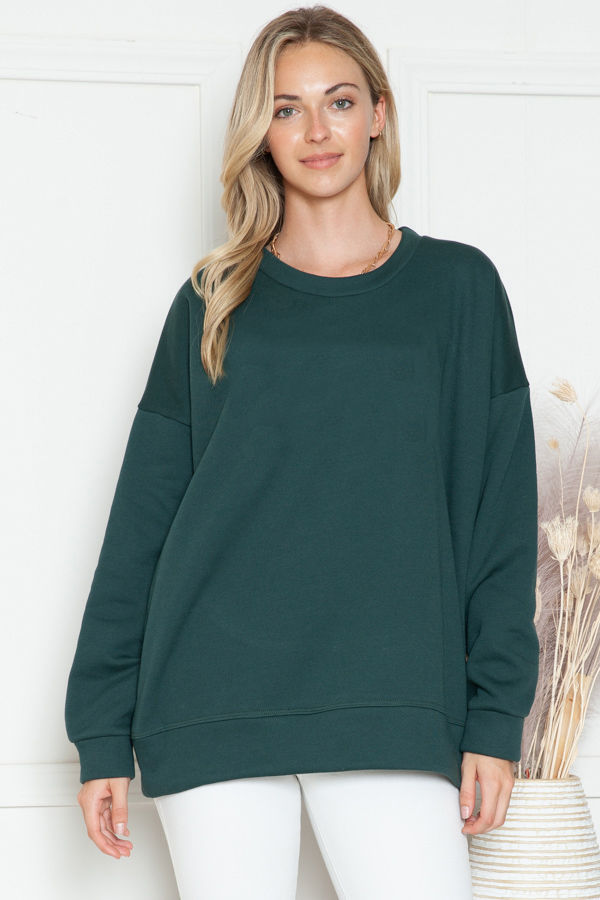 Thumbnail: OVERSIZED FLEECE SWEATSHIRT MAMA BEAR