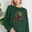 Thumbnail: Oversized Crew Neck Top with REINDEER Print