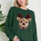 Thumbnail: Oversized Crew Neck Top with RUDOLPH Print