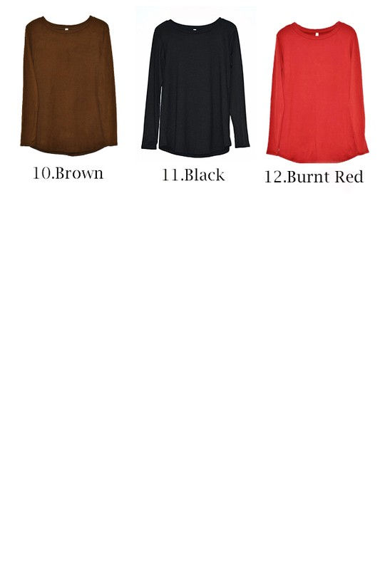 Thumbnail: HATCHI SOLID TUNIC TOP WITH BELL SLEEVES