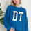 Thumbnail: Oversized Crew Neck Sweater Top with custom prints