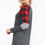 Thumbnail: BASEBALL TUNIC WITH BUFFALO PLAID CONTRAST SLEEVES