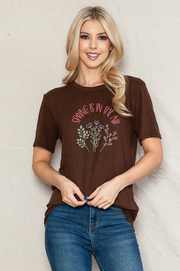 Thumbnail: SUPER SOFT TOP WITH SPRING IS IN THE AIR PRINT