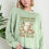 Thumbnail: Oversized Crew Neck Top with THANKGIVINGS THEME