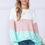 Thumbnail: COLOR BLOCK LONG SLEEVE TUNIC TOP