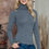 Thumbnail: KNIT RIB TURTLE NECK TOP