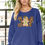 Thumbnail: SWEATSHIRT WITH GINGERBRAD JOY PRINT