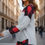 Thumbnail: SOLID AND PLAID COLOR BLOCK TUNIC TOP