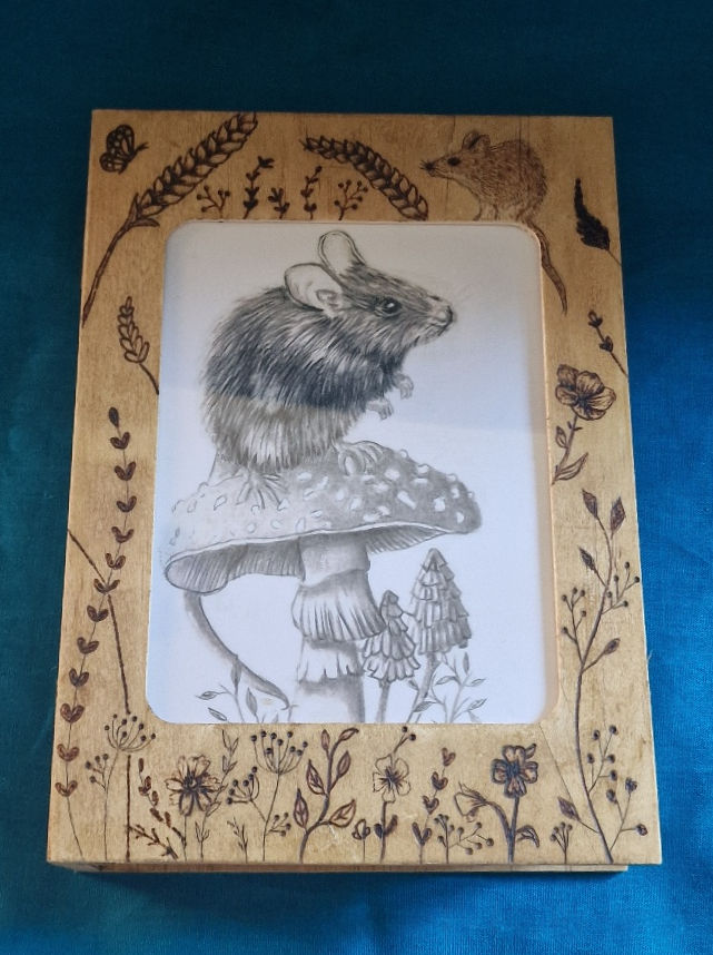 Mouse print memory box