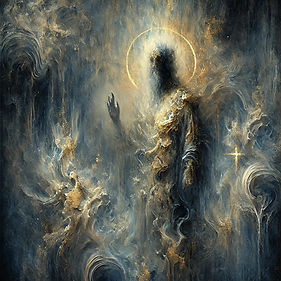 DALL·E 2025-03-18 19.10.34 - An extremely obscure and highly abstract painting in navy gra