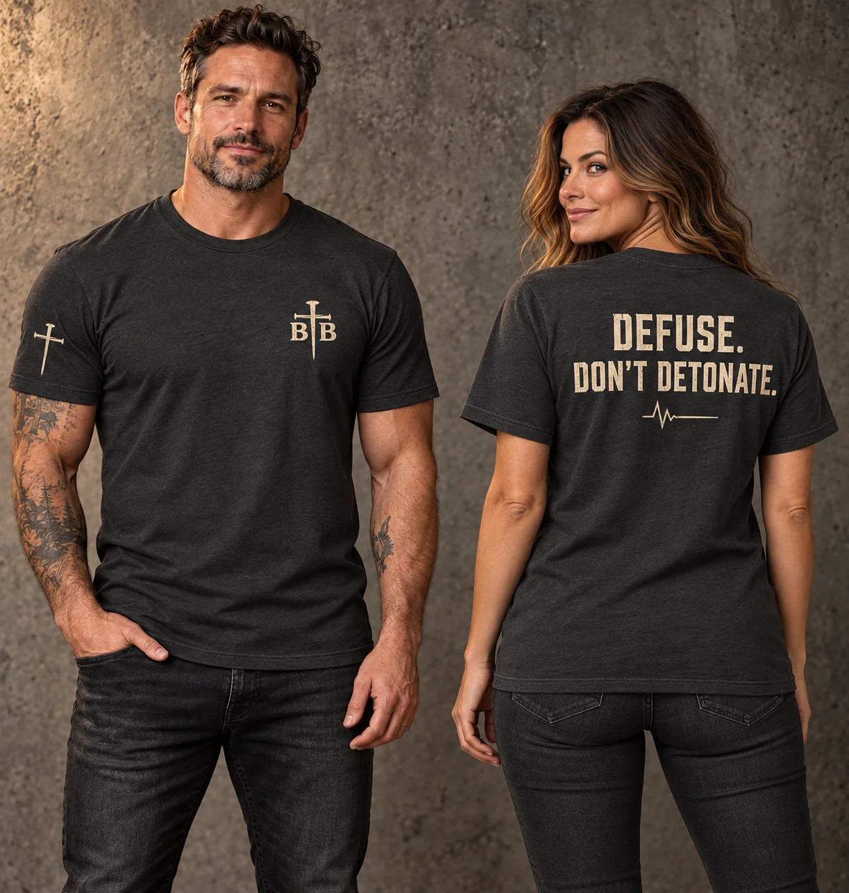 Defuse. Don’t Detonate. shirt design mockup