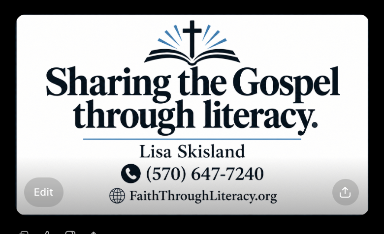 Sharing the Gospel through literacy — Lisa Skisland, FaithThroughLiteracy.org