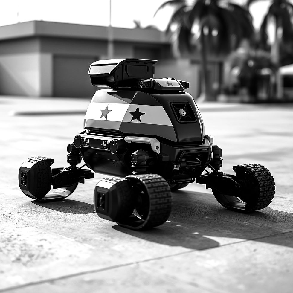 Ground and maritime autonomous vehicles - Patrol bots, perimeter defense rovers with Ghana