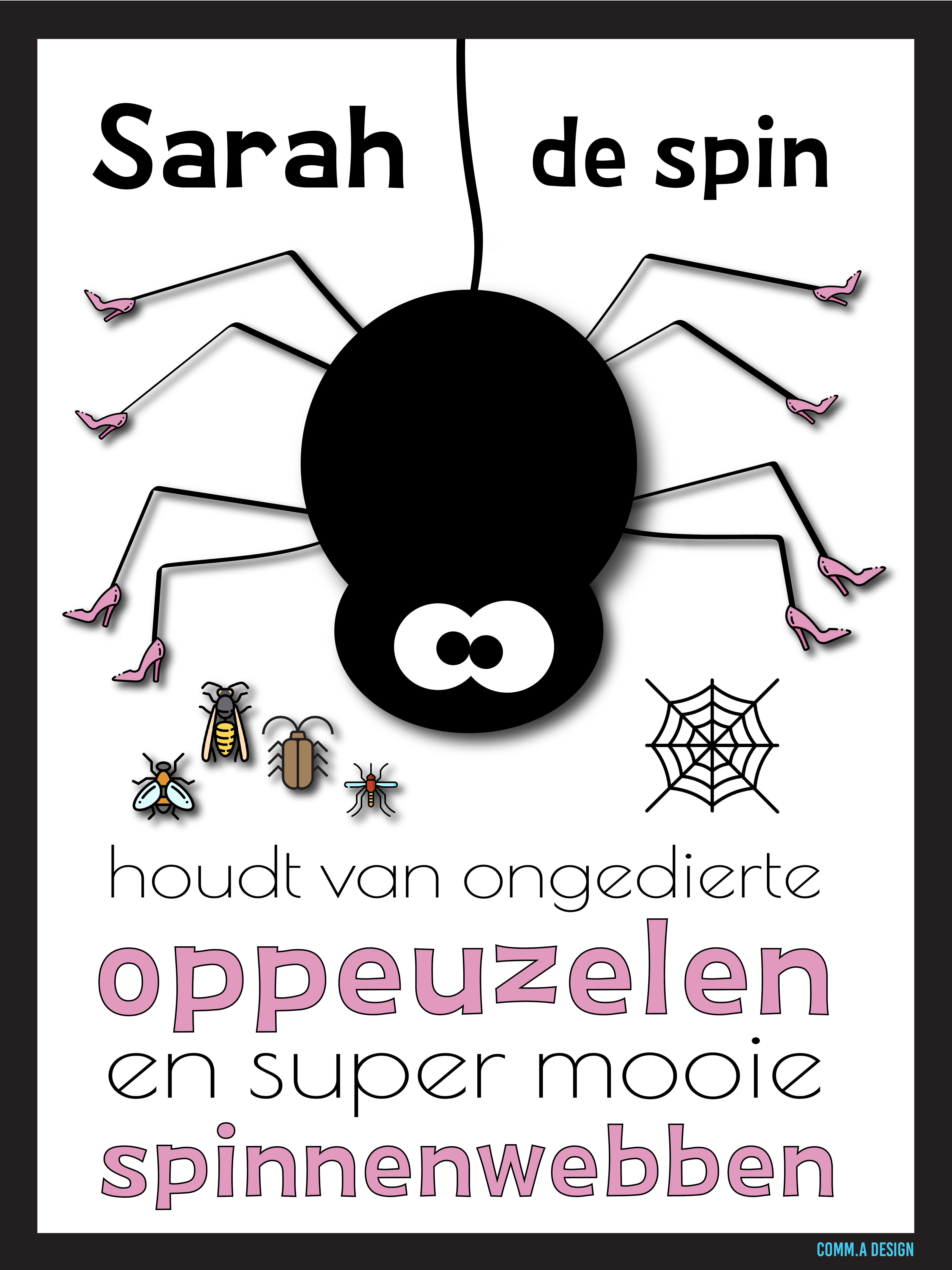 Sarah, de spin | Poster