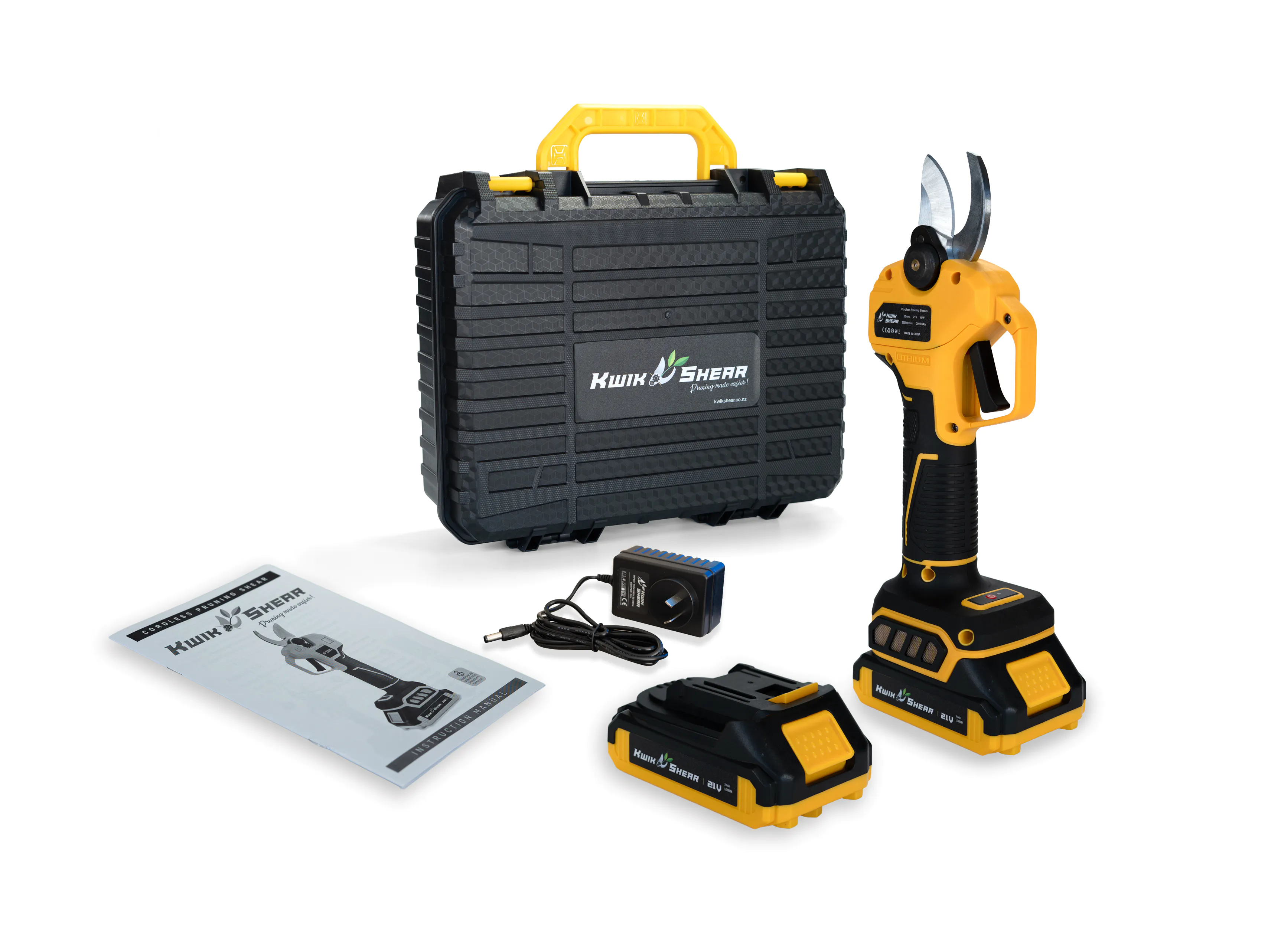 KwikShear Cordless Pruning Shears - Pro package (2nd battery free)