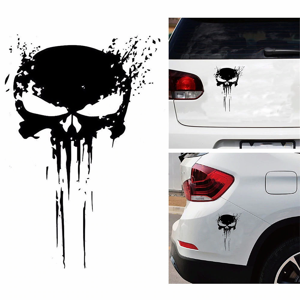 Car-Accessories-10CMX15CM-PUNISHER-Skull