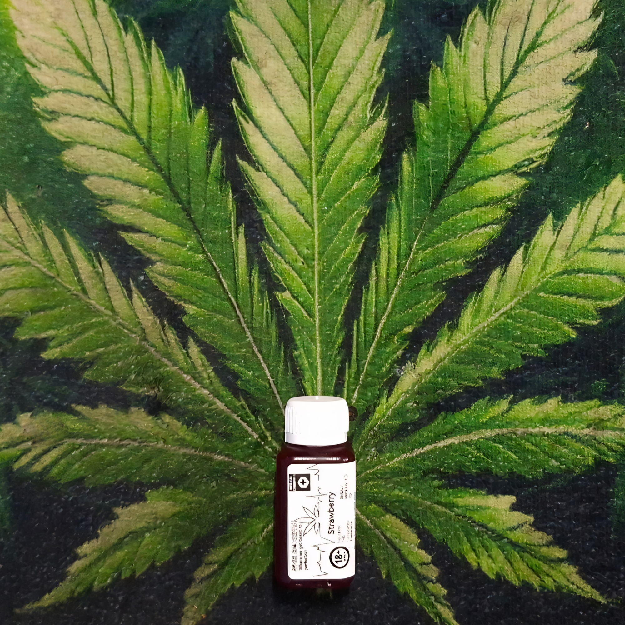 Edibles - Syrup 800mg Strawberry Flavor