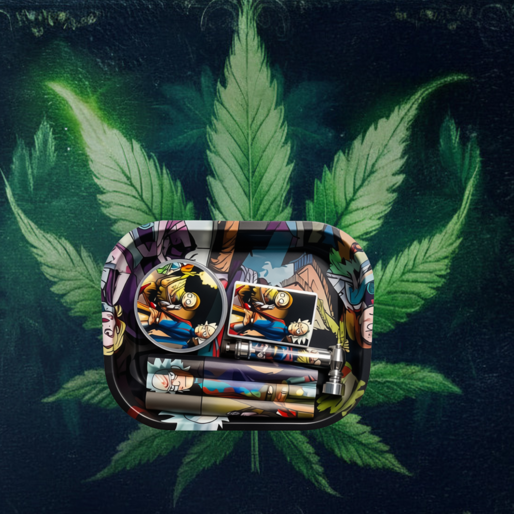 Accessories - Painted Rick & Morty Tray Set