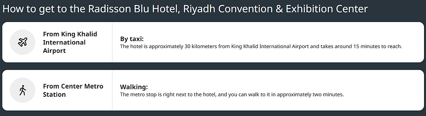 How to get to the hotel