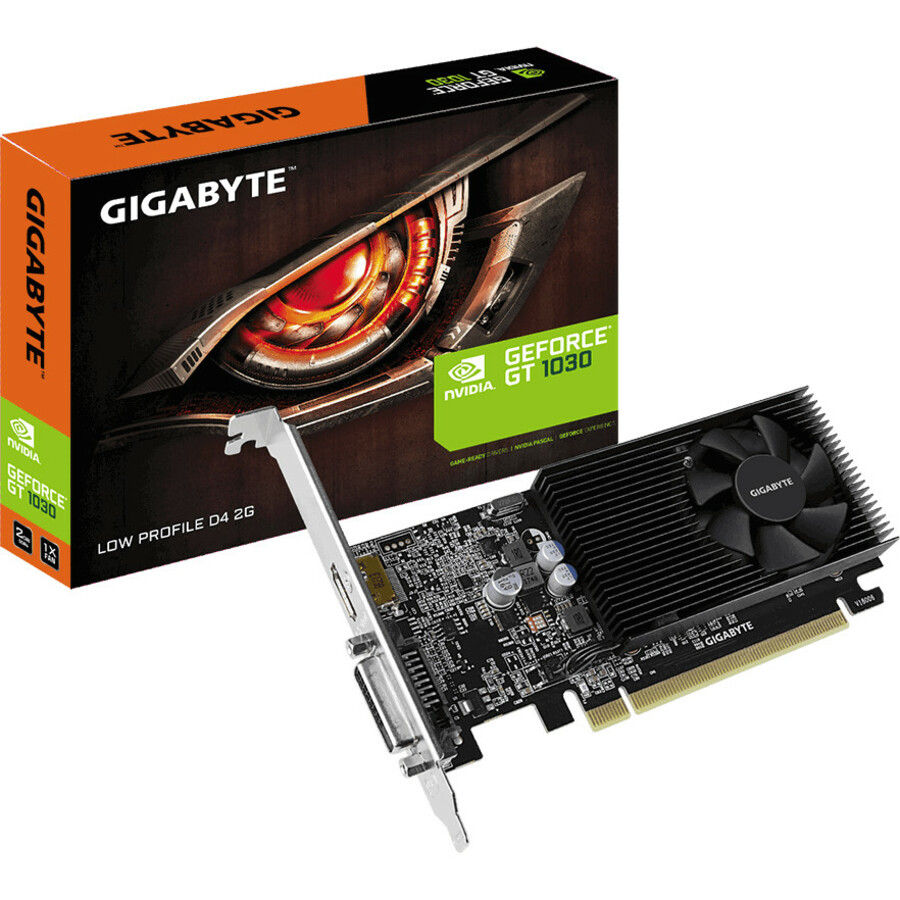 الصورة المصغرة: GIGABYTE NVIDIA GeForce GT 1030 Graphic Card - 2 GB DDR4 SDRAM - Low-profile