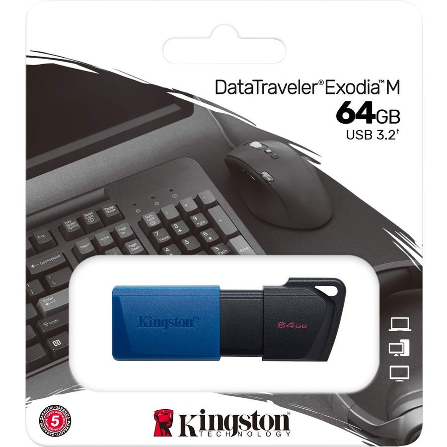 الصورة المصغرة: Kingston DataTraveler Exodia M 64GB USB Flash Drive